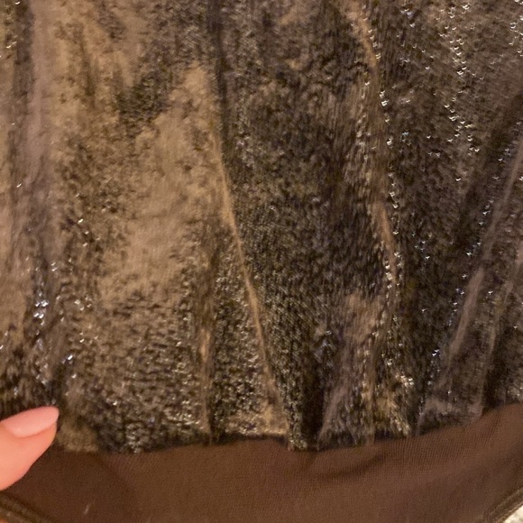 Cosabella Brown Fitted Bodysuit with Tie Front size medium - Picture 3 of 5